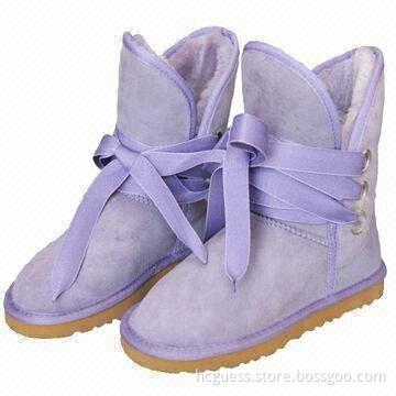 Short Sheepskin Snow Boots in Light Blue, Suitable for Women, 2012 New Style